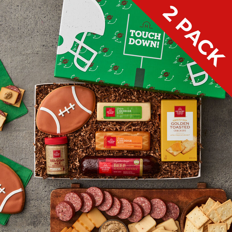 This item is a two-pack of our Touchdown Treats Gift Box