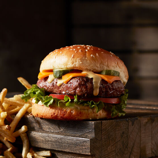 Alternate View of 8 oz Prime Burgers