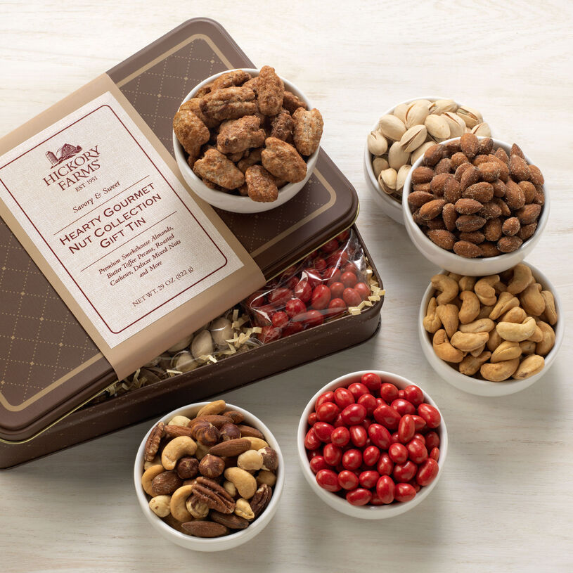 Hearty Gourmet Nut Collection Gift Tin | 
