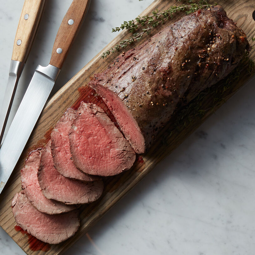 Famous for its mild flavor and extreme tenderness, our Beef Tenderloin Roast will be a hit for any occasion. 