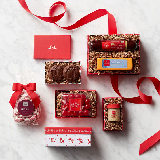 Valentine's Day Sweet & Savory Gift Tower - Box Contents