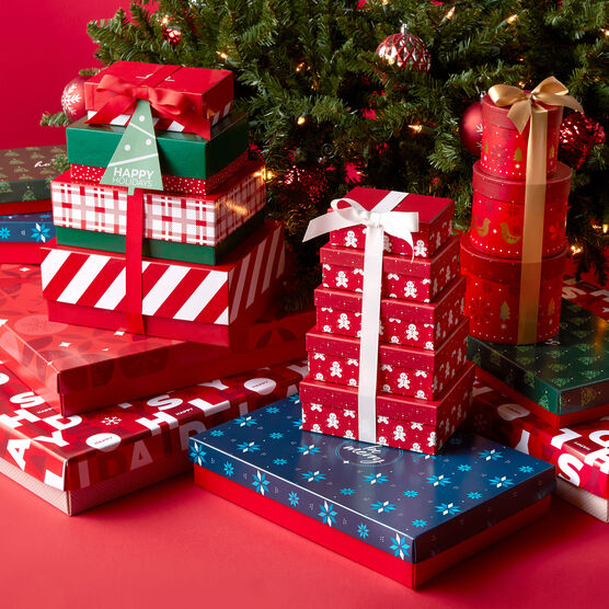 Holiday gifts under tree