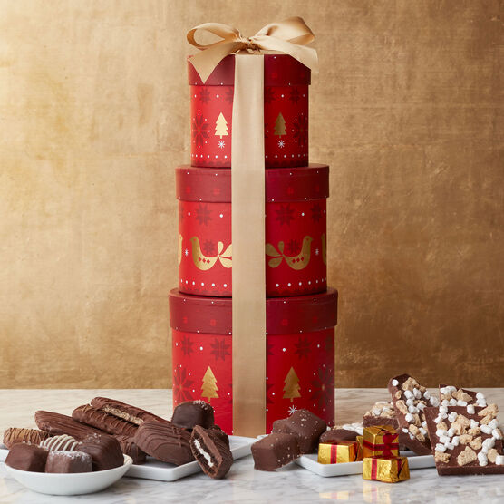 Alternate view of Chocolate Indulgence Holiday Gift Tower