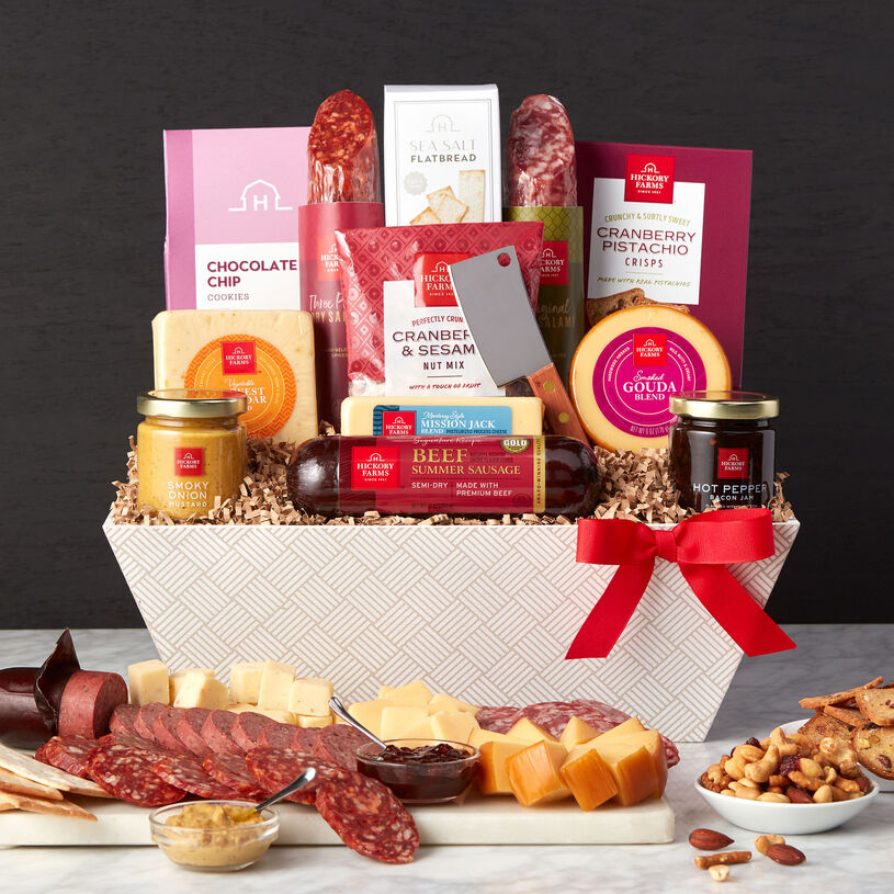 Deluxe Charcuterie Gift Basket