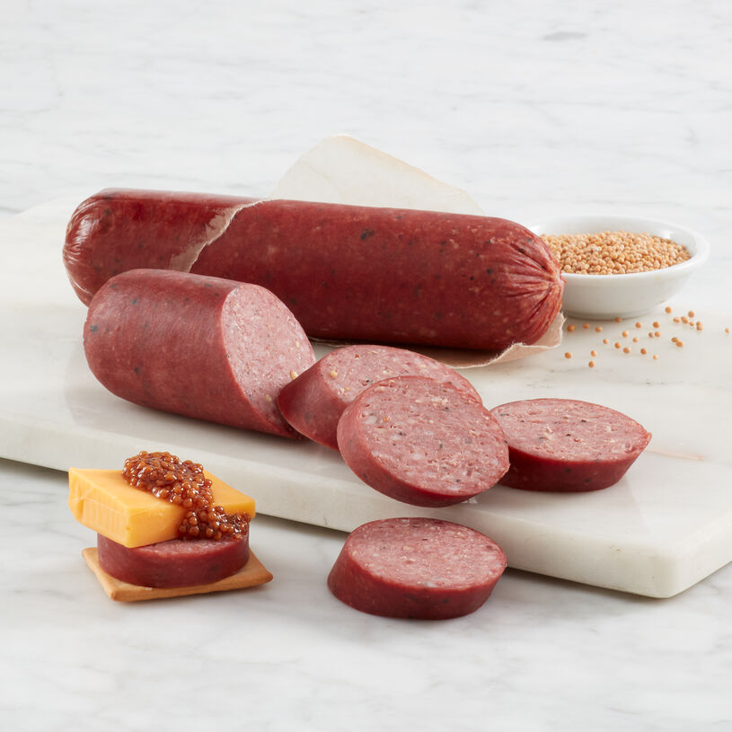 Our All-Natural Beef Sausage is 100% all natural American beef made without any added hormones. 