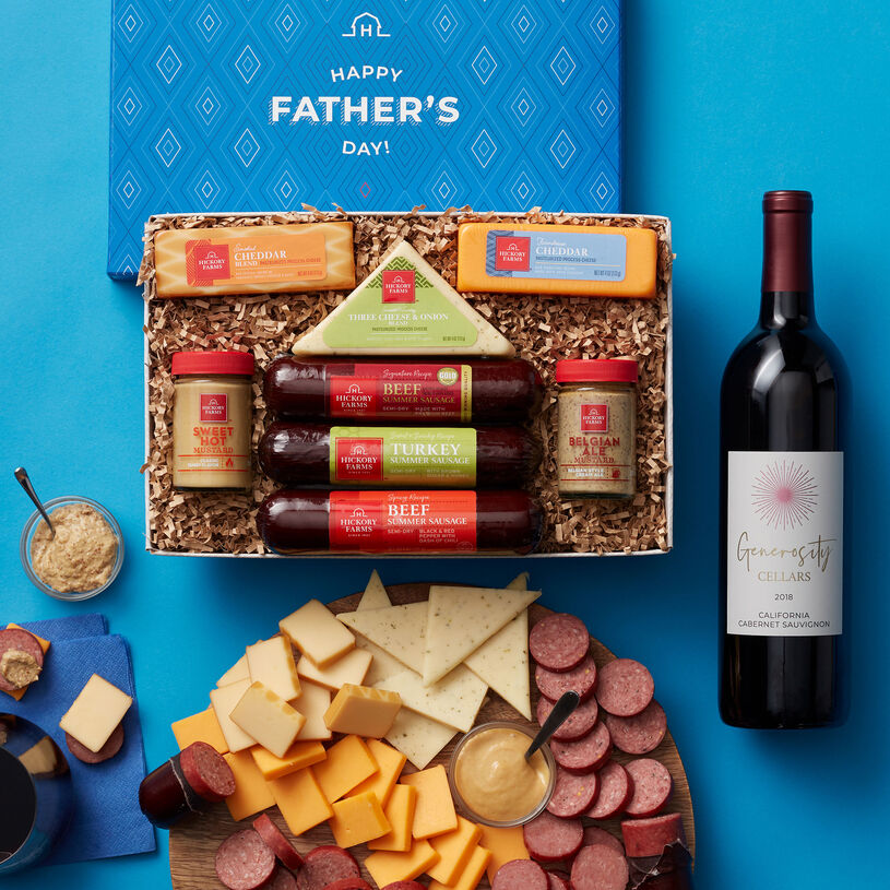 Father's Day Hearty Bites & Cabernet Gift Set