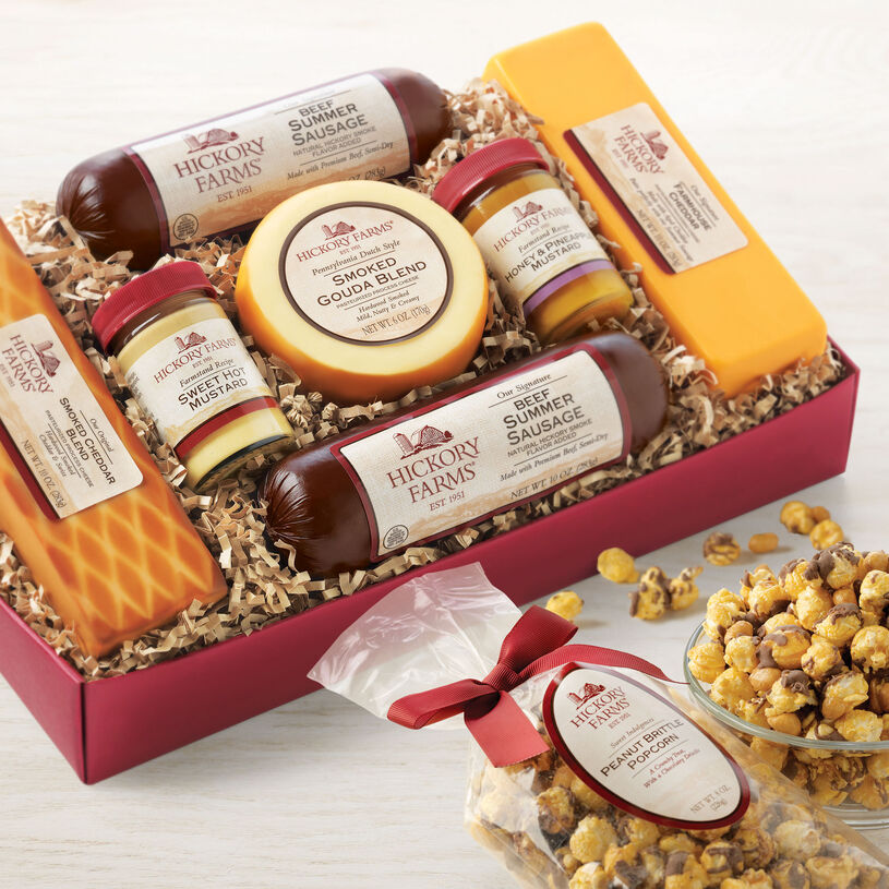HICKORY FARMS CLASSICS & POPCORN COMBINATION  | 