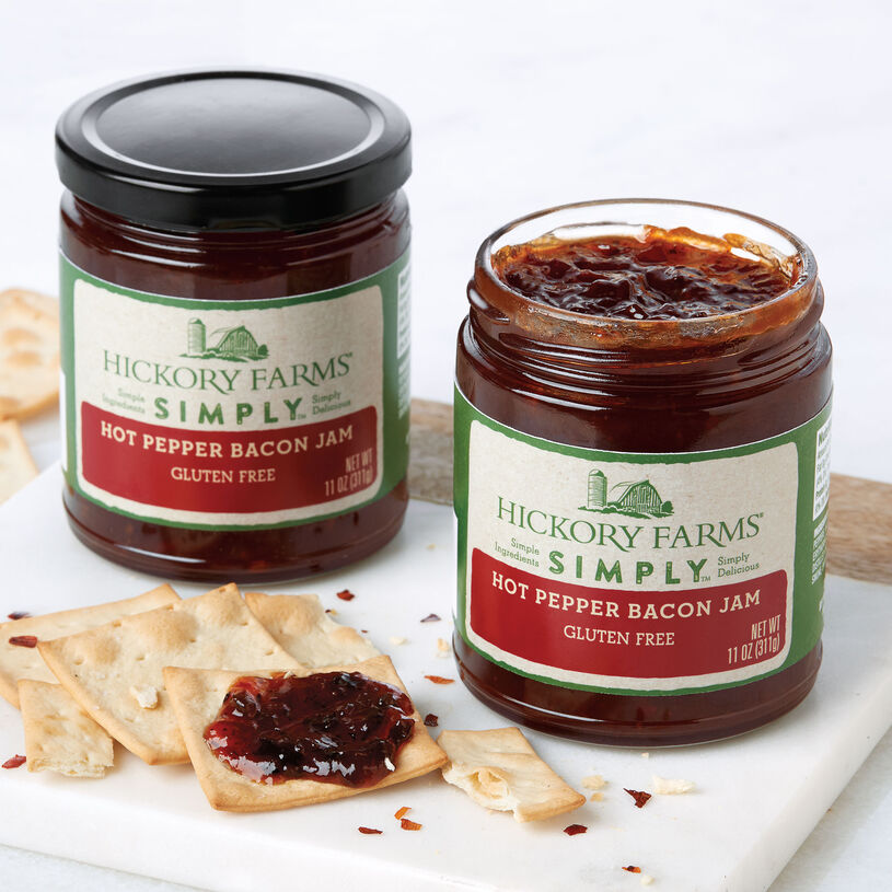 Simply Hickory Farms Hot Pepper Bacon Jam 2 Pack