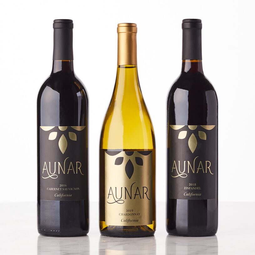 Aunar California Wine Gift Trio