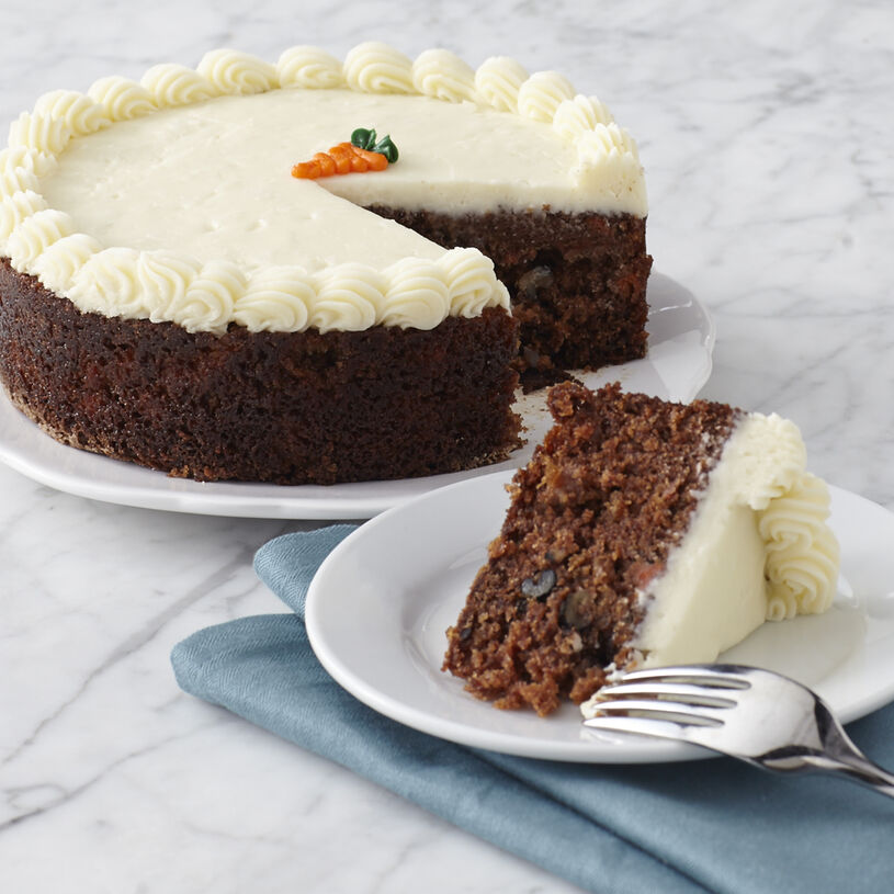 Sweet and nutty carrot cake