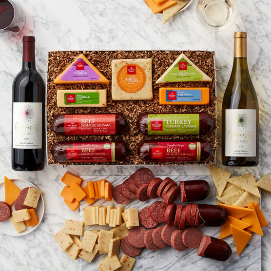Gluten Free Gift Box with Meat & Cheese | Gluten Free Gift Basket | Gluten Free Food Gifts | Hickory Farms