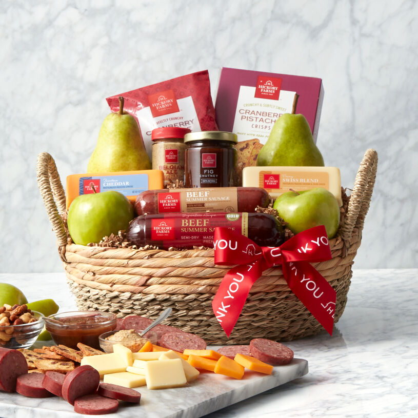 Thank You Premium Fruit & Snack Gift Basket Hickory Farms