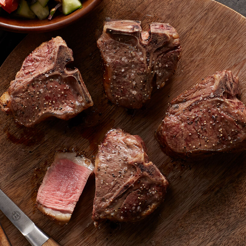 (8) 6 oz. Steakhouse quality American lamb chops