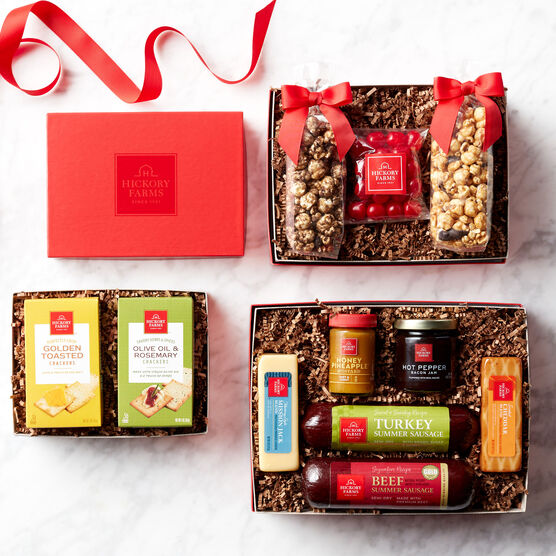 Premium Sweet & Savory Gift Tower Inside Contents