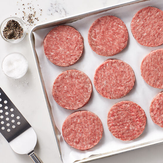 Alternate View of 2.67 oz Ultimate Beef Sliders - Ships frozen and raw