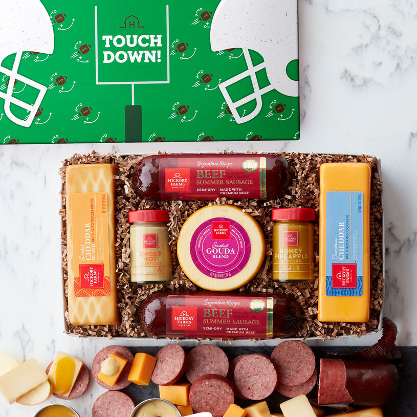 Game Day Summer Sausage & Cheese Gift Box