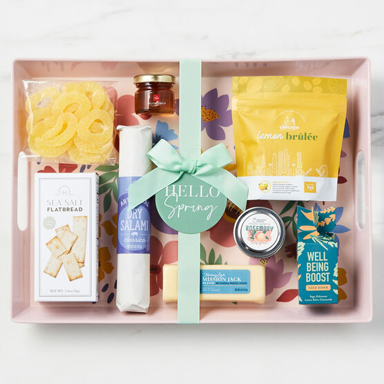 Hello Spring Gift Set Charcuterie Spread