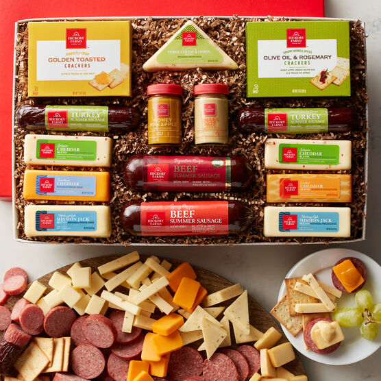 Meat and Cheese Gift Baskets