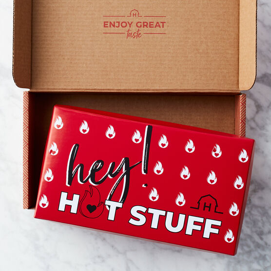 Hot Stuff Summer Sausage & Cheese Gift Box Shipping Box