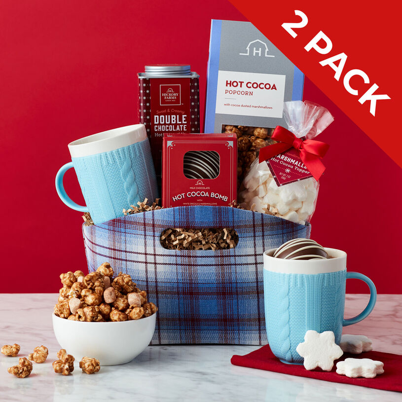 Hot Cocoa Gift Basket 2-Pack