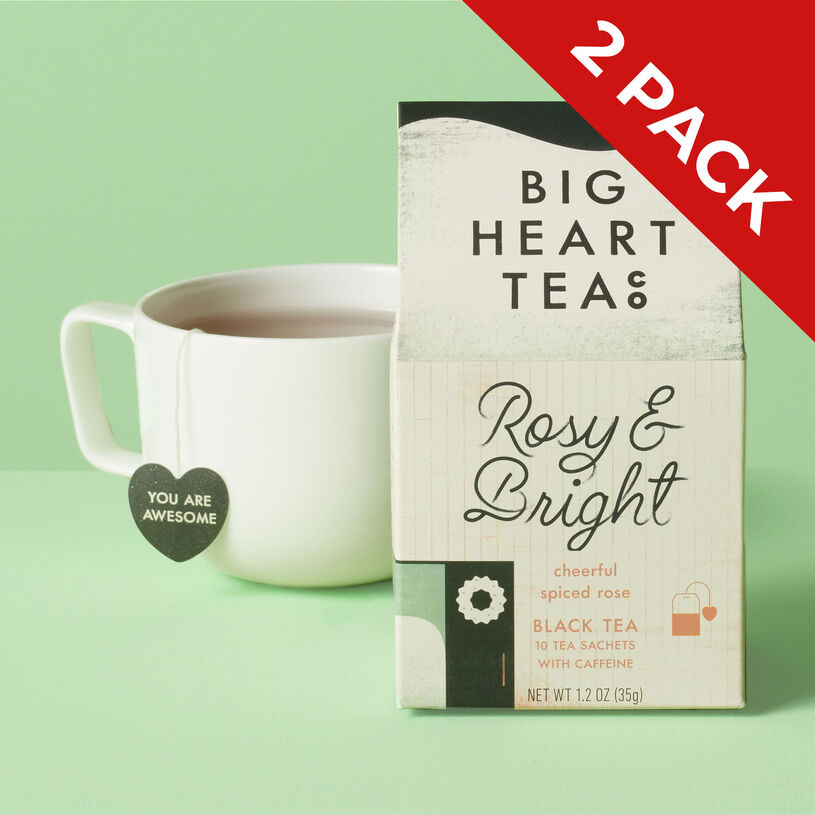 Big Heart Tea Co. Rosy & Bright Tea 2-Pack