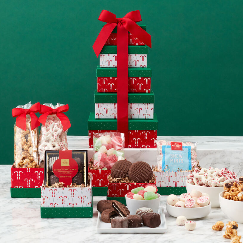Holiday Sweets Gift Tower