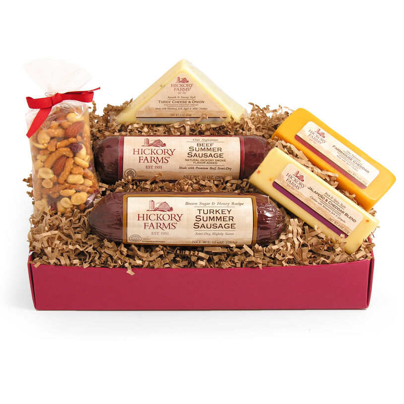 Beef & Turkey Hearty Hickory Gift Box | 