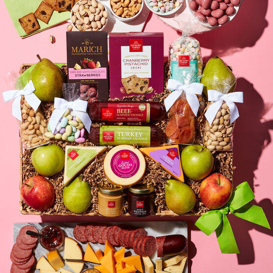 Alternate view of Spring Grand Fruit & Snack Gift Basket