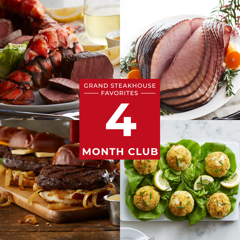 4 Month Grand Steakhouse Favorites Gift Club