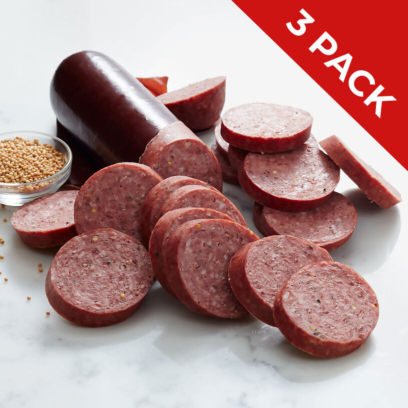 26 oz Signature Beef Summer Sausage 3-Pack
