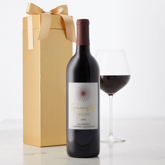 Generosity Cellars California Cabernet Sauvignon Red Wine Gift