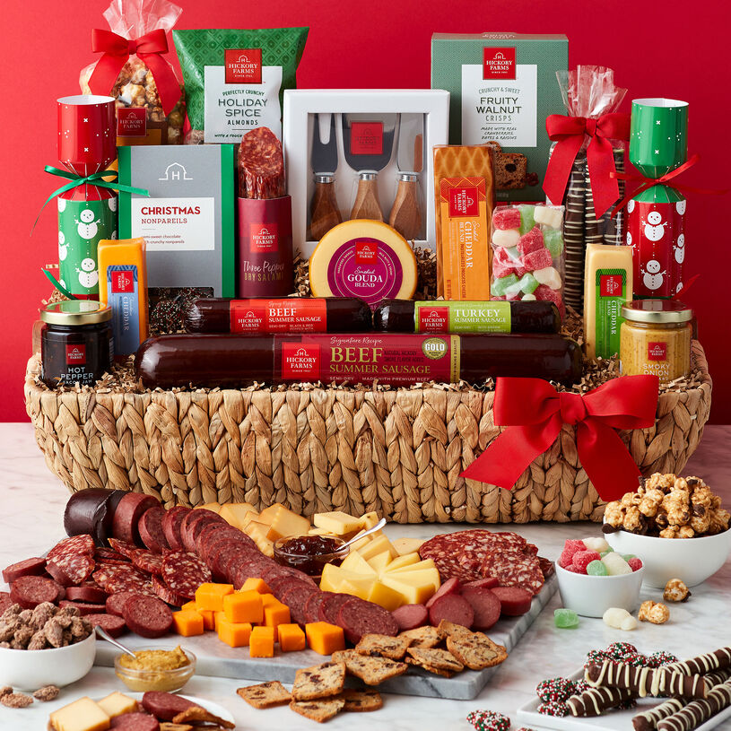 This holiday meat and cheese gift is the ultimate charcuterie party! 