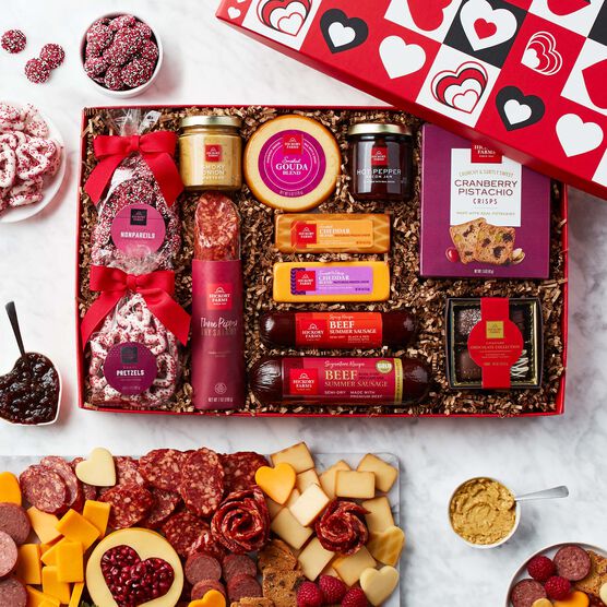 Valentine's Day Charcuterie & Chocolate Gift Box Alternate View
