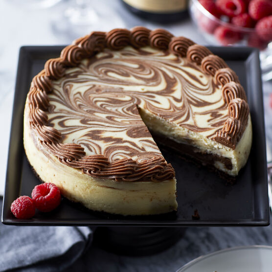Alternate View of Marble Cheesecake