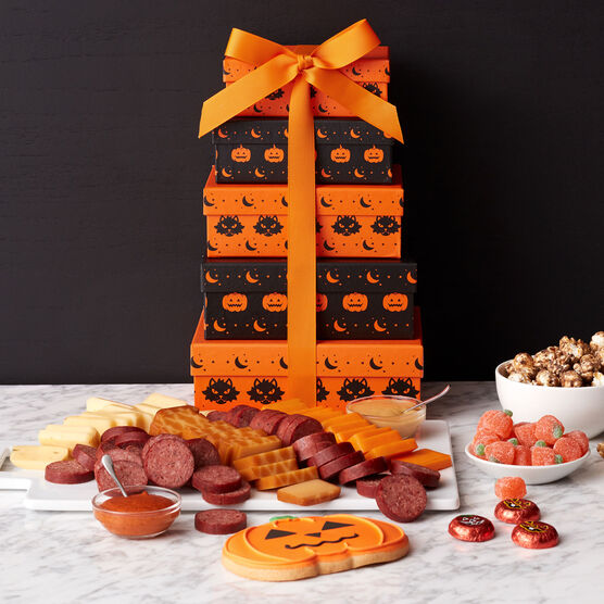 Spooky Snacks Halloween Gift Tower Tower