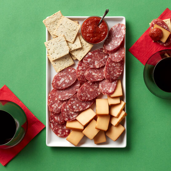 Happy Holidays Wine & Snack Collection Charcuterie