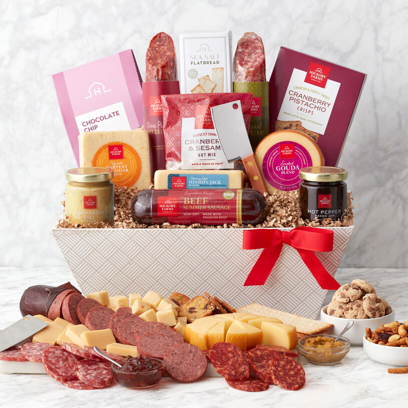 Deluxe Charcuterie Gift Basket