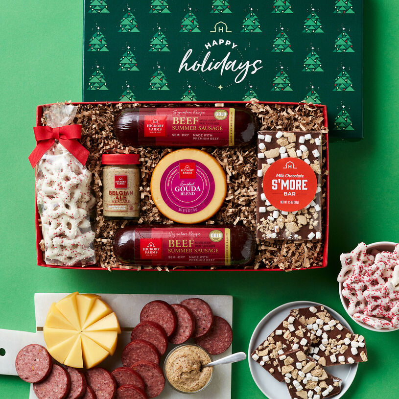 Happy Holiday Flavors Gift Box Hickory Farms