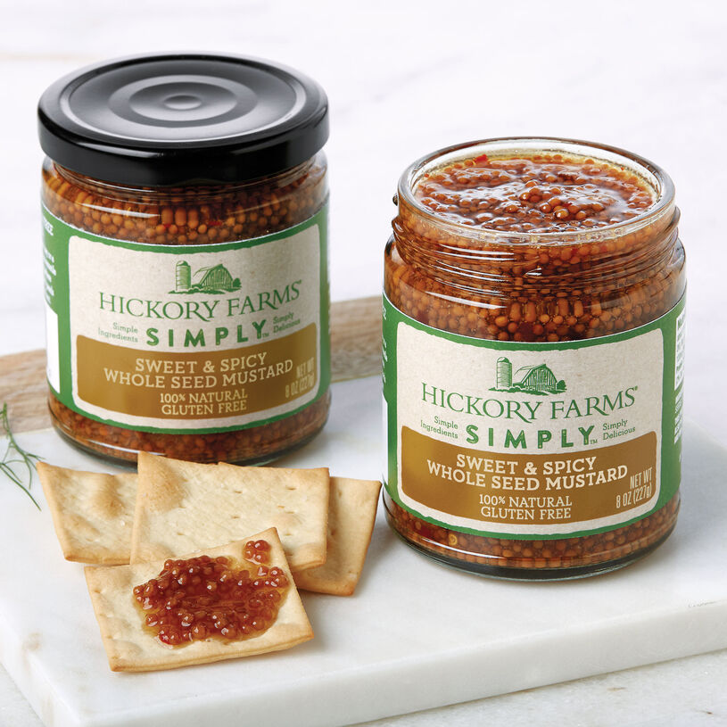 Simply Sweet & Spicy Whole Seed Mustard  2 Pack | 