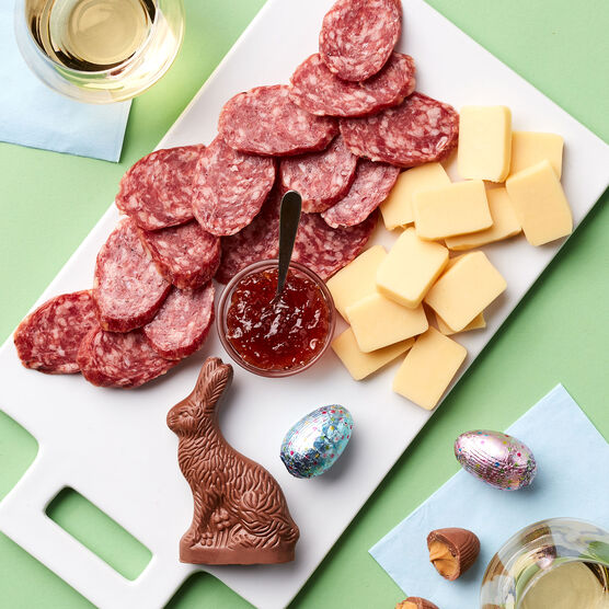 Easter Wine & Savory Snack Collection Charcuterie Spread