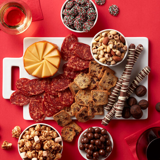 Happiest Holiday Wine Gift Basket Spread