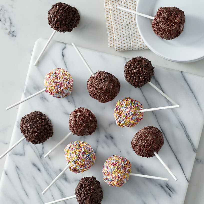 Smooth, creamy gelato and delicious toppings make these pops irresistible. 