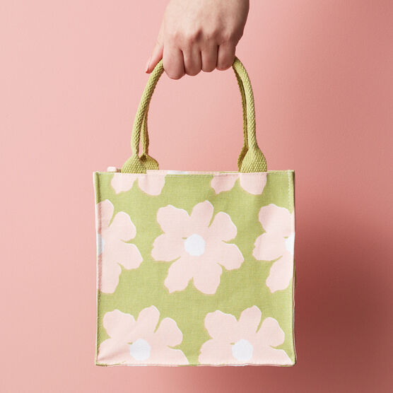 Reusable Floral Tote Bag