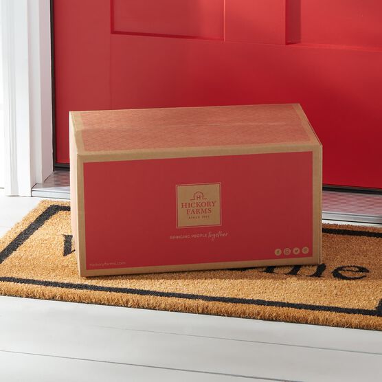 Red Hickory Farms Branded Shipping Box