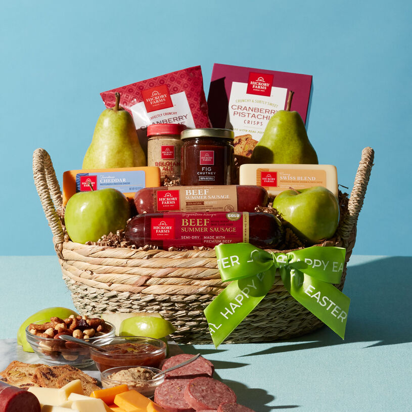 Easter Premium Fruit & Snack Gift Basket Hickory Farms