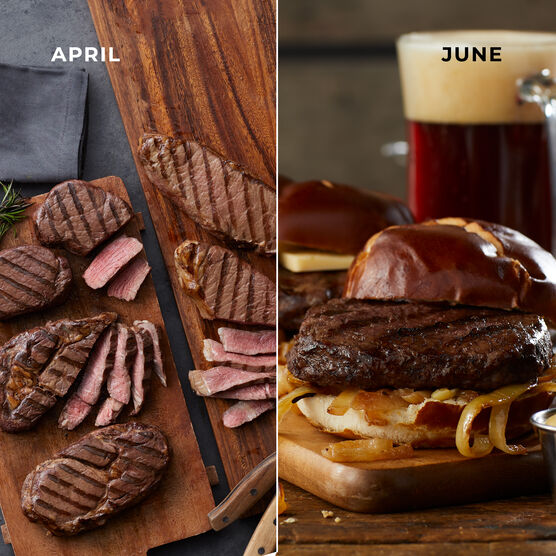 Alternate View of Grand Steakhouse Favorites - 6 Month Plan - Burgers & Steaks
