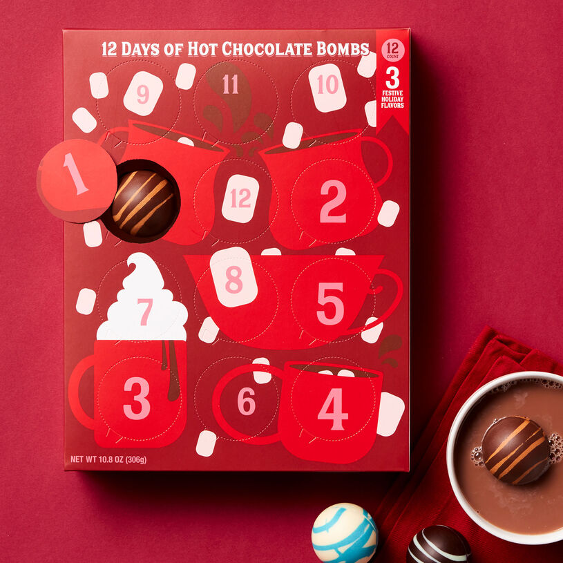 12 Days of Hot Cocoa Bombs Advent Calendar