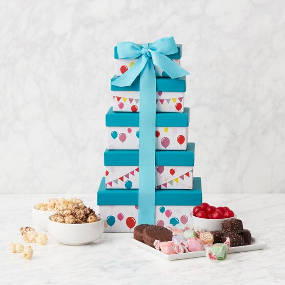 Alternate view of Happy Birthday Gift Tower