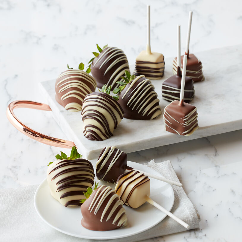 These strawberries and cheesecake pops taste just as good as they look!