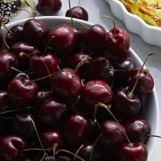 Delicious cherries for alongside your favorite brunch or dessert recipes.